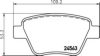 VW 2K5698451 Brake Pad Set, disc brake